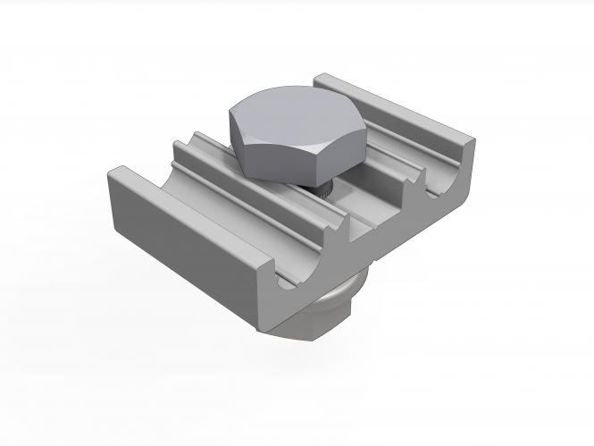 Schletter Blitzschutzklemme für 8 mm