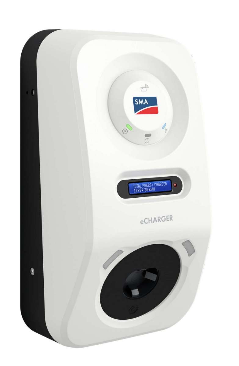 SMA 3-PH-AC-Ladestation Ladeleist.1,3-22kW Typ 2 Ladebuchse